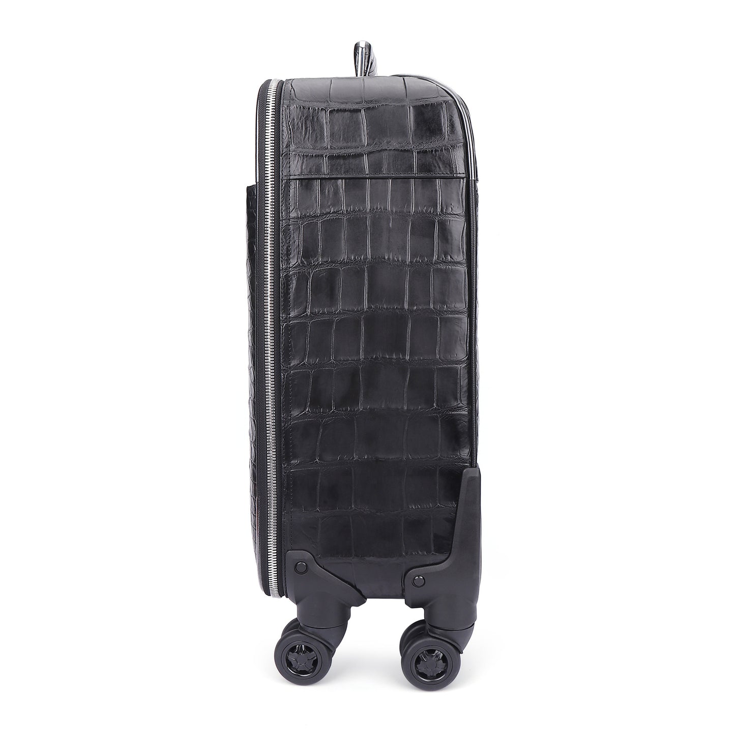 Premium Real Crocodile Leather Trolley Suitcase for Men