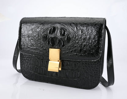 Women Genuine Crocodile Leather Crossbody Bag