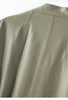 Women Leather Jacket Lychee Grain Belted Short Coat