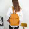 Women Leather Backpack – Large Capacity Cowhide Bag