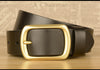 Men’s Top-Grain Cowhide Belt with Solid Copper Buckle