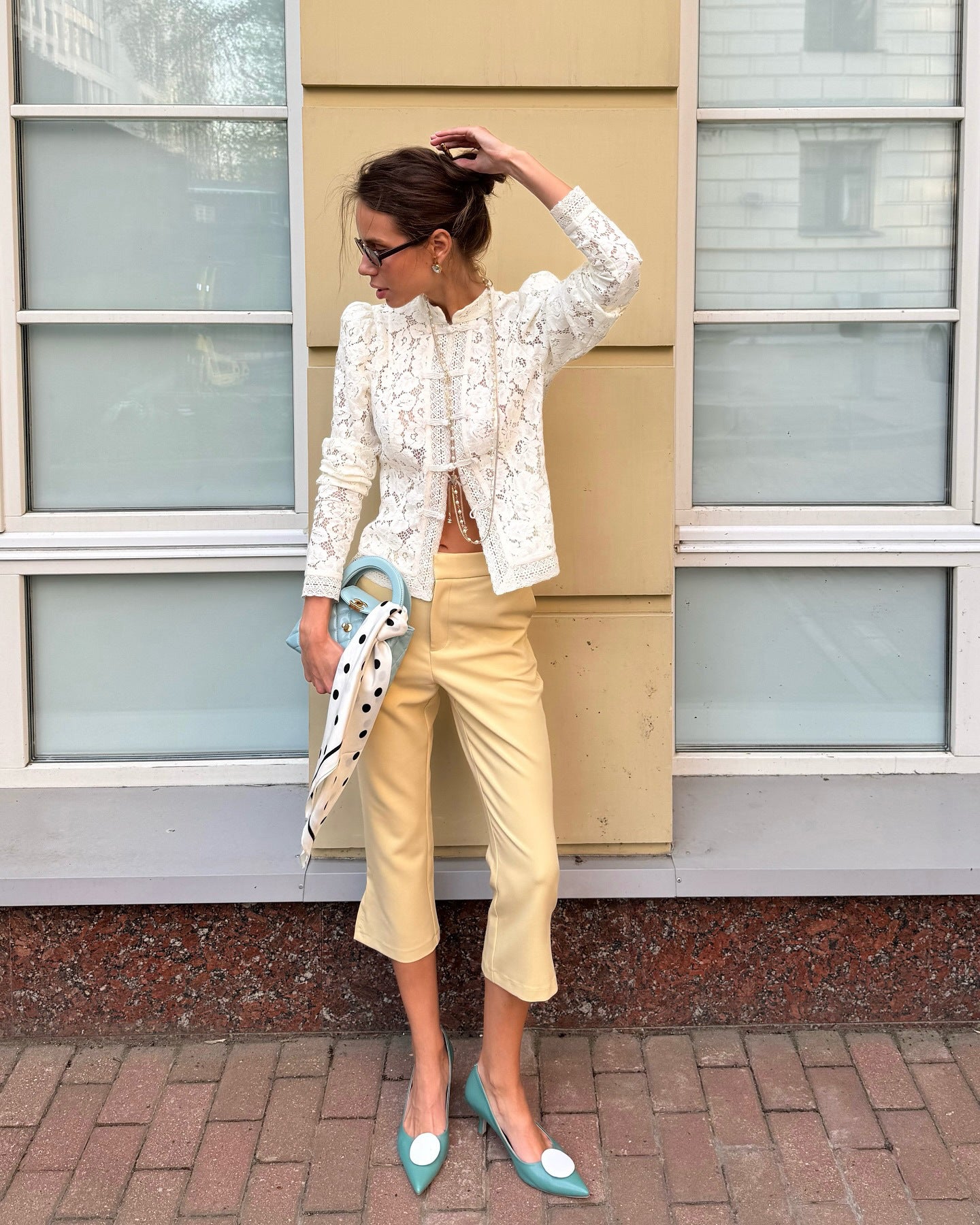 Summer Lace Crochet Slim Fit Blouse for Women