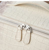 Women’s Genuine Leather Crocodile Pattern Cosmetic Bag