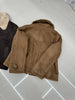 Women’s Suede Lambswool Fur Jacket Winter
