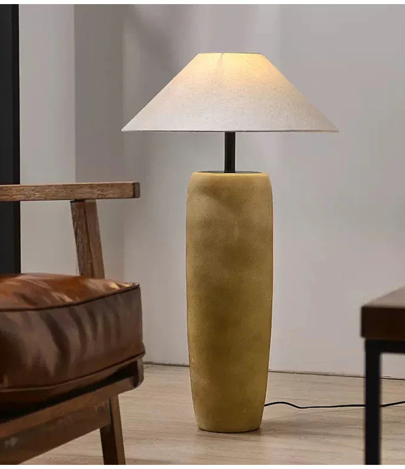 Japanese ceramic wabi sabi floor lamp 2