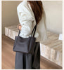 Women Soft Top Grain Leather Bucket Bag