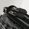 crocodile leather clutch purse