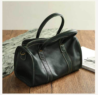 Handmade Genuine Leather Women Crossbody Handbag