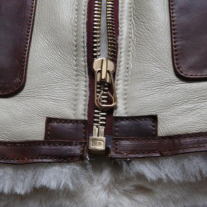 Men’s Real Shearling Vest with Merino Sheepskin Interior