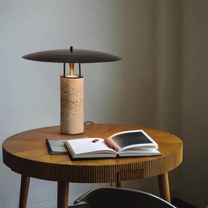 Nordic postmodern travertine table lamp