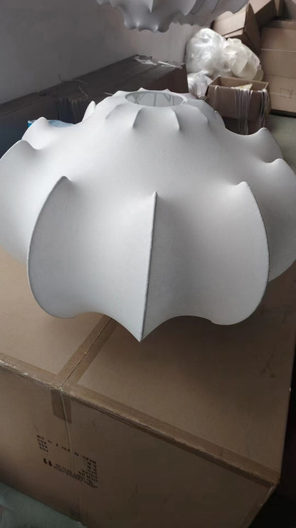 Japanese Wabi-Sabi Silk Chandelier Pendant Light