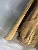 Women Suede Jacket Camel Brown Leather Bomber Sheepskin Lapel
