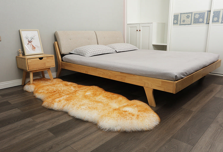 Genuine Sheepskin Throw for Sofa, Bedside and Living Room Decor