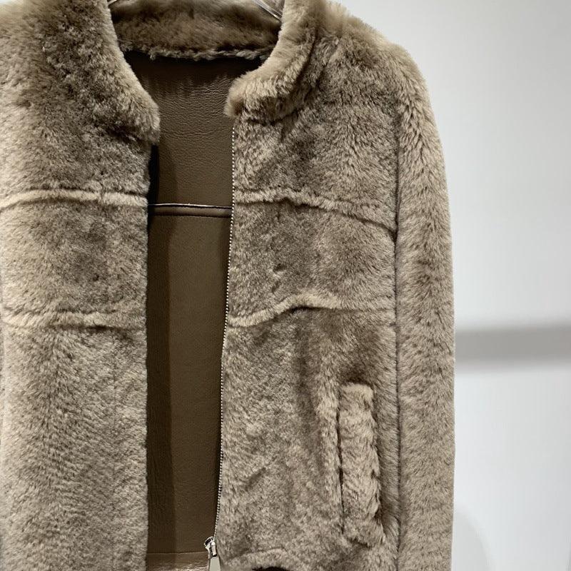 Women’s Genuine Sheepskin Fur Coat