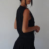 Tie-Up Fabric Sleeveless Tank Top