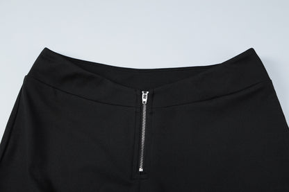 Lace Wrapped Chest Button Top with Long Pants