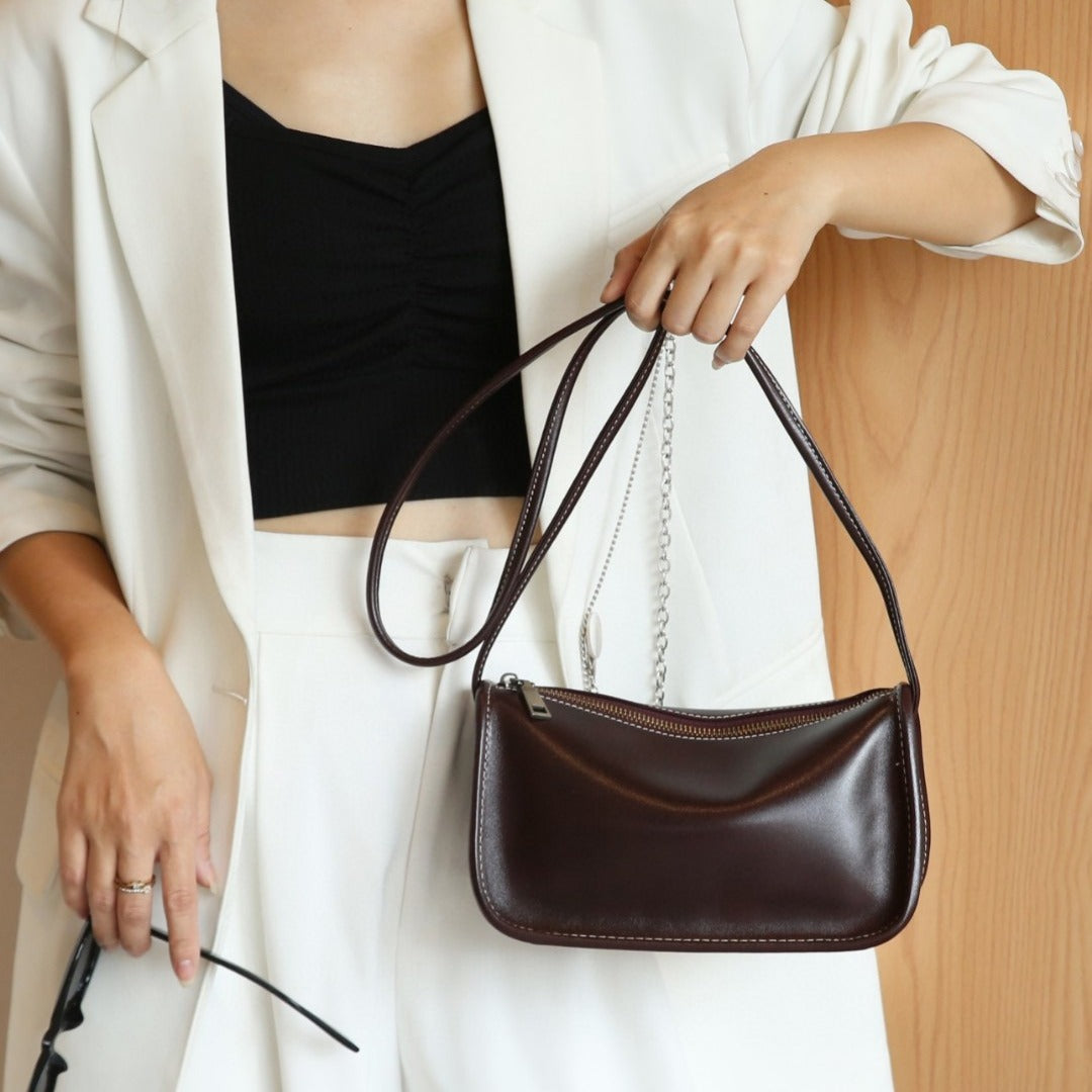 Small Leather Crossbody Purse for women