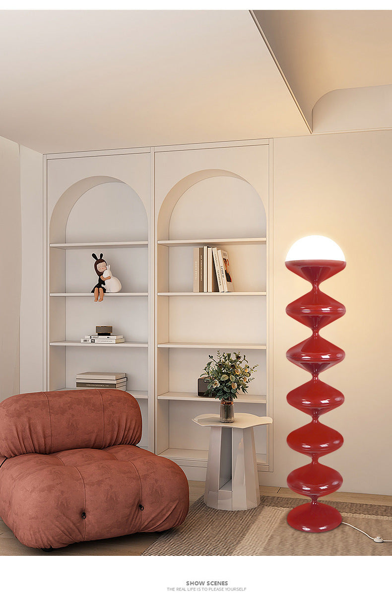 Contemporary nordic gourd floor standing lamp