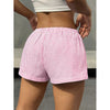 front buttons striped boxer shorts women