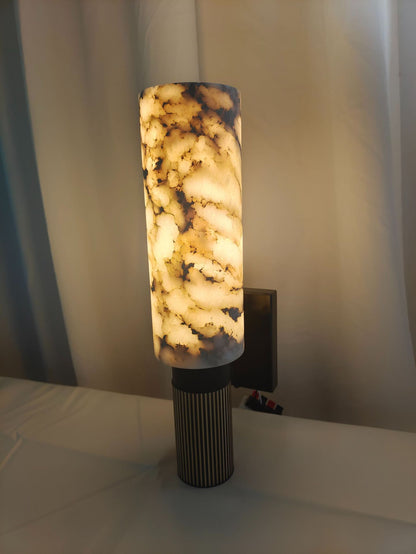 Modern All-Copper Marble Wall Lamp Cylinder Wall Sconce