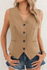 Women's Sleeveless Workwear Vest Tailored Fit for Office & Casual Wear