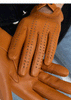 Women’s Leather Gloves in Perforated Lambskin for Driving and Riding