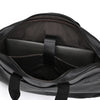 Genuine Leather Carry-On Office Bag with Trolley Strap