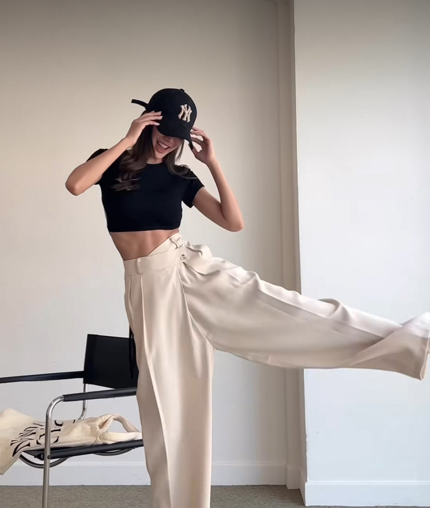 wide leg women's dress pants