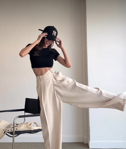 wide leg women's dress pants