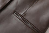 Women Leather Office Vest in Genuine Sheepskin