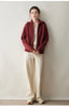 Warm Zip Wool Cashmere Cardigan Jacket Top