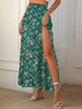 split thigh maxi skirts for women