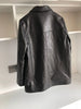 Women Genuine Leather Jacket Oversized Mid-Length Bomber Coat
