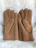 sheepskin suede gloves with fleece lining