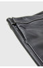 High Rise Leather Elephant Style Pants Straight Leg Midi Culotte