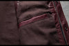 Men's washed vintage leather motorcycle vest