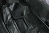 Men’s Military Style Cowhide Leather Jacket