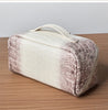 Women’s Genuine Leather Crocodile Pattern Cosmetic Bag