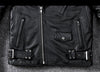 Men’s Slim Fit Motorcycle Leather Jacket