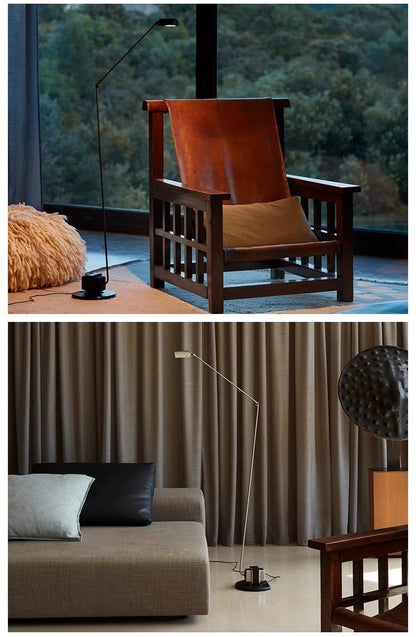 Swing Arm Adjustable Floor Lamp Modern Italian Design Reading Light
