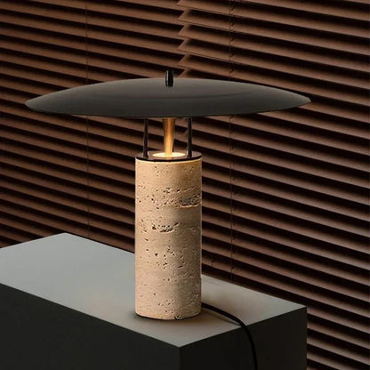 Nordic postmodern travertine table lamp
