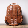 Men’s Leather Backpack with Trolley Sleeve