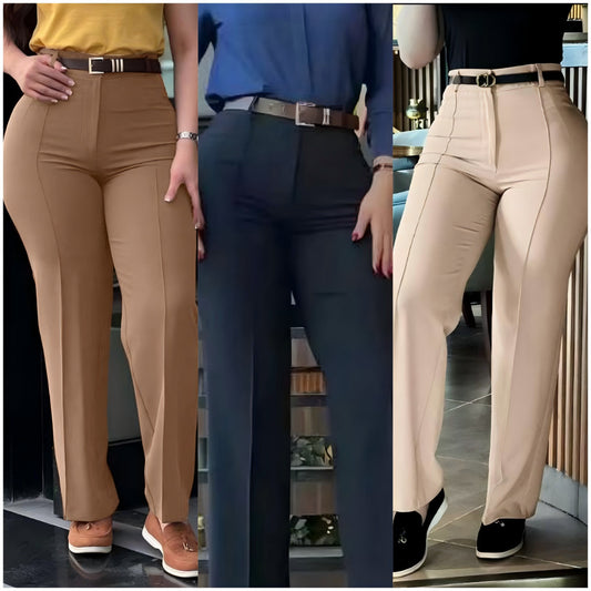 Mint Green Women Straight Leg Pant