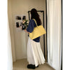 Genuine Leather Shoulder Bag for Women with Zipper Closure