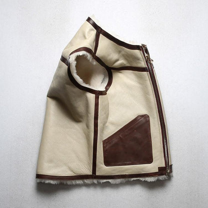 Men’s Real Shearling Vest with Merino Sheepskin Interior