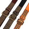 Studded Leather Belts with Rivets Western Cowboy