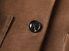 Genuine Leather Suede Jacket Oversized Suit Coat for Women