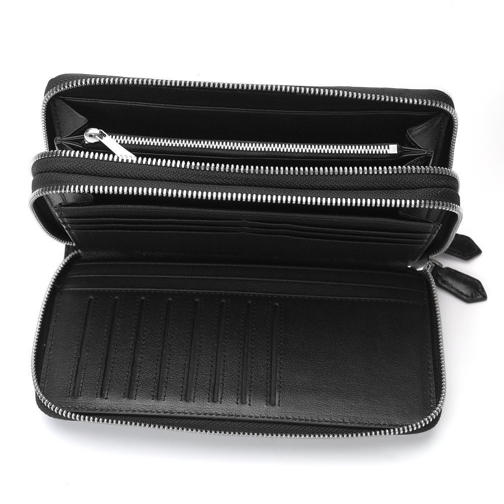 crocodile leather clutch purse