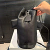 Women Genuine Leather Bucket Shoulder Bag