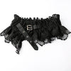 Women’s Wide Lace Waist Belt with Elastic Back Design